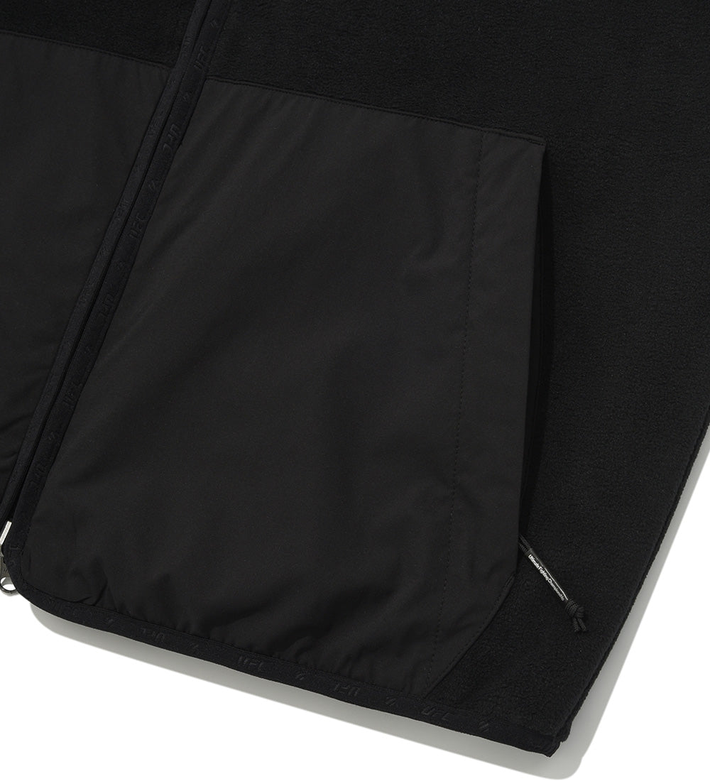 UFC Polartec Relaxed-Fit Reversible Fleece Jacket, Black