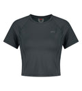 UFC Wave Slim Crop-Fit Short-Sleeve T-Shirt, Charcoal