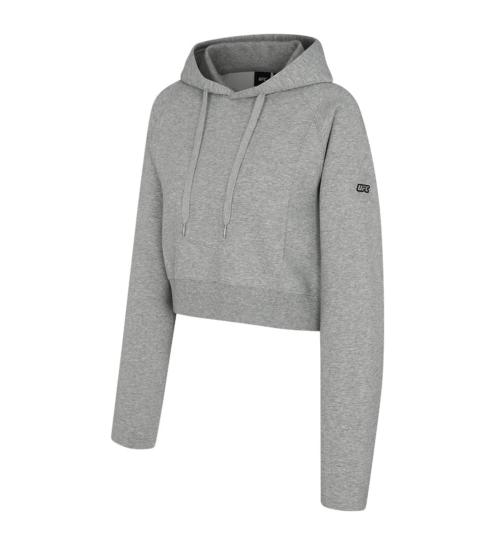 UFC Cozy Relaxed-Fit Hoodie, Melange Gray