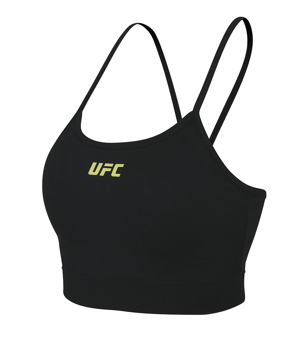 UFC Basic Cropped Sleeveless Top, Black