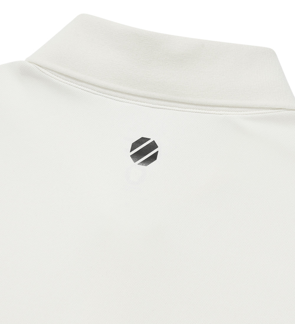 UFC Essential+ Straight-Cut Pique T-Shirt, Off-White