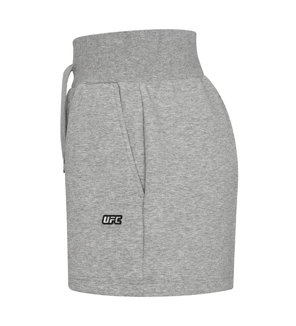 UFC Cozy Relaxed-Fit Shorts, Melange Gray