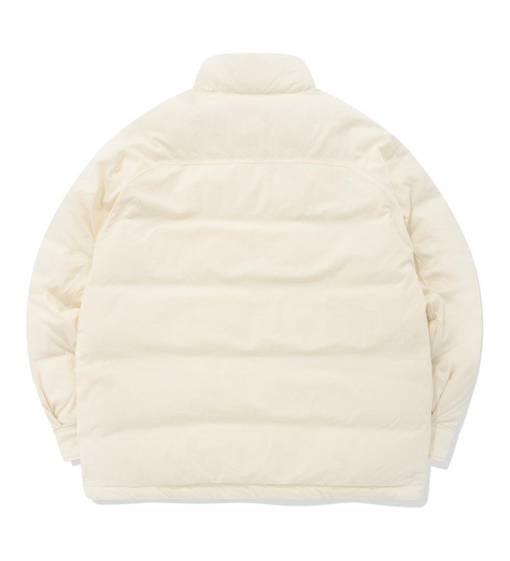 UFC Winter Guard Relax Fit Goose Down Jacket, Ivory