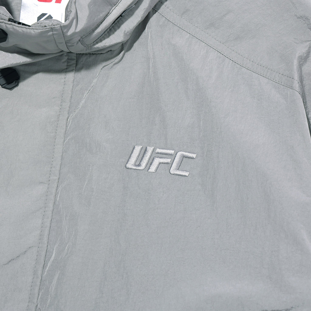 UFC UT Gloss Bomber Jacket, Light Gray