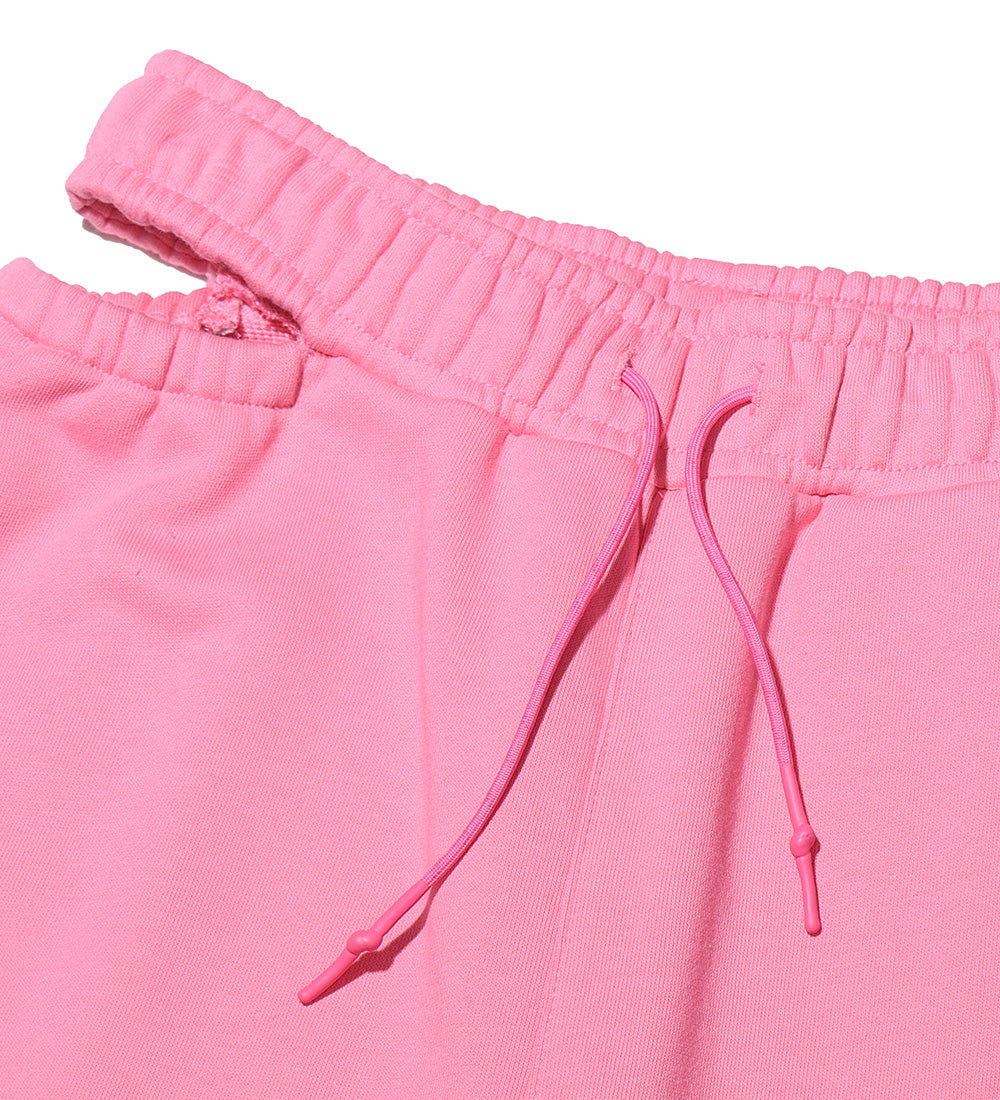 UFC Basic Wide-Leg Pants with Slits, Pink