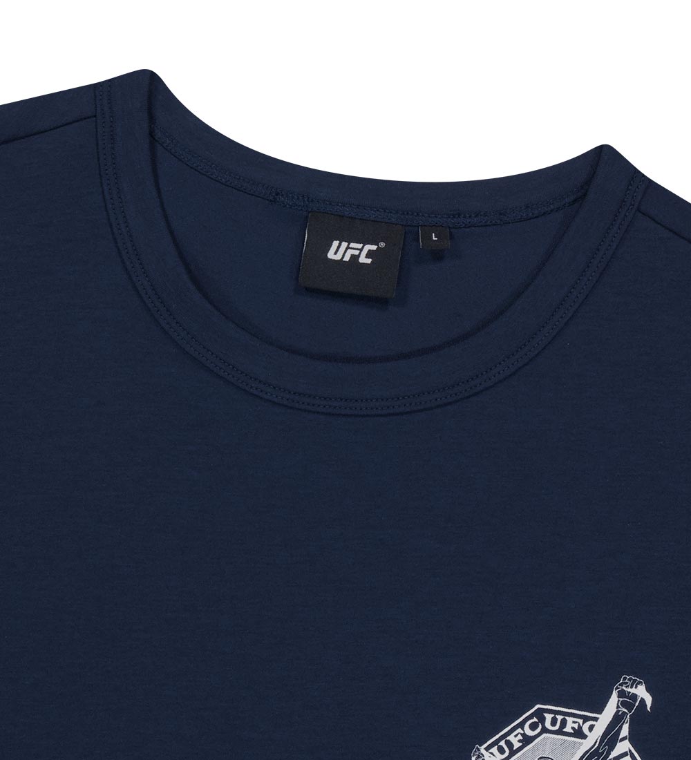تيشيرت UFC بدون أكمام بقصة مريحة ولون كحلي