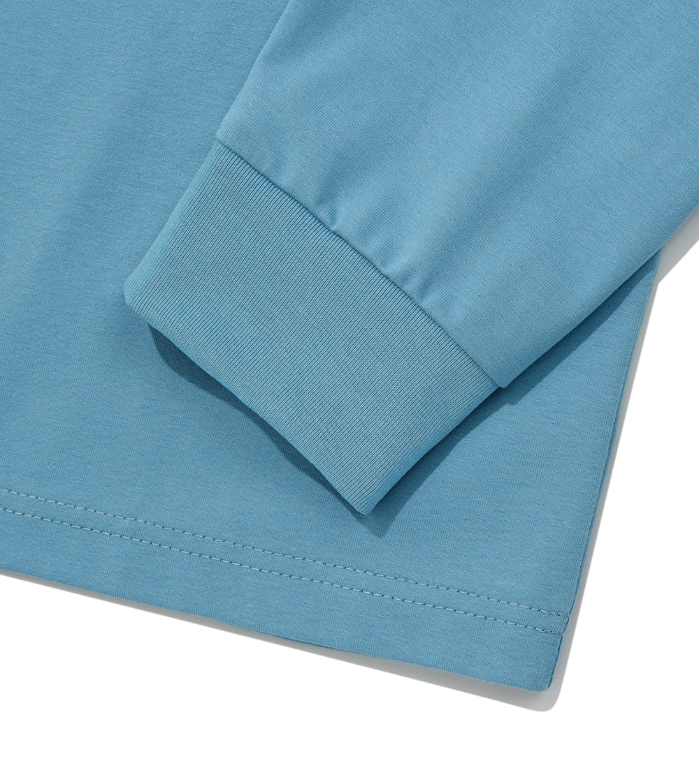 UFC Sorona Relaxed-Fit Long-Sleeve T-Shirt, Light Blue