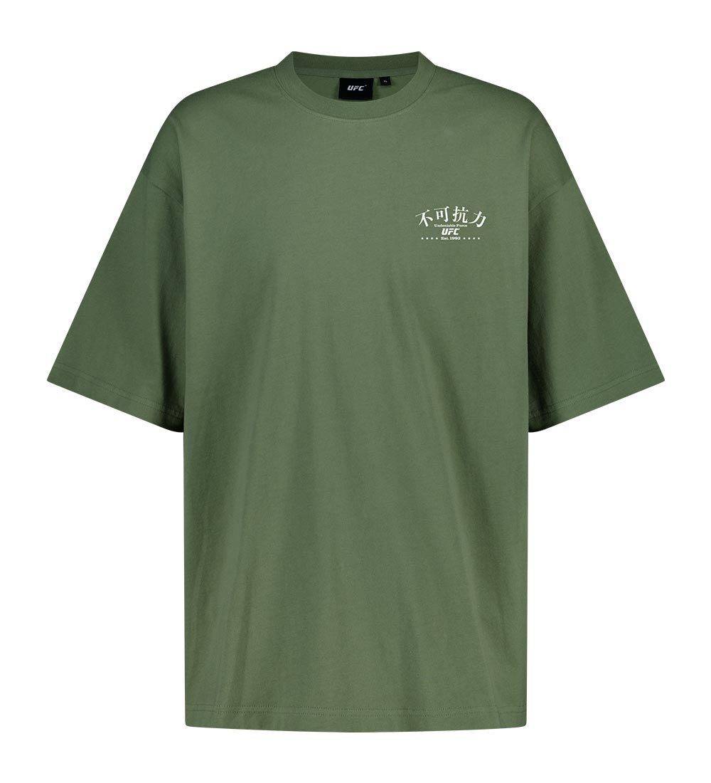 UFC Force Majeure Relaxed Fit Short-Sleeve T-Shirt, Khaki