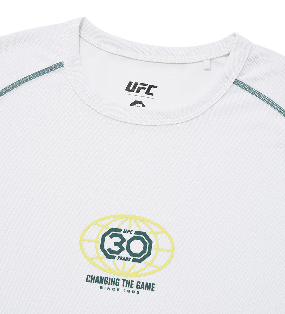 UFC 30th Anniversary "Changing the Game" Muscle Fit Short-Sleeve T-Shirt in Off-White