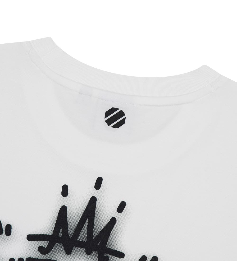 UFC Graffiti Relaxed-Fit Short-Sleeve T-Shirt Off-White
