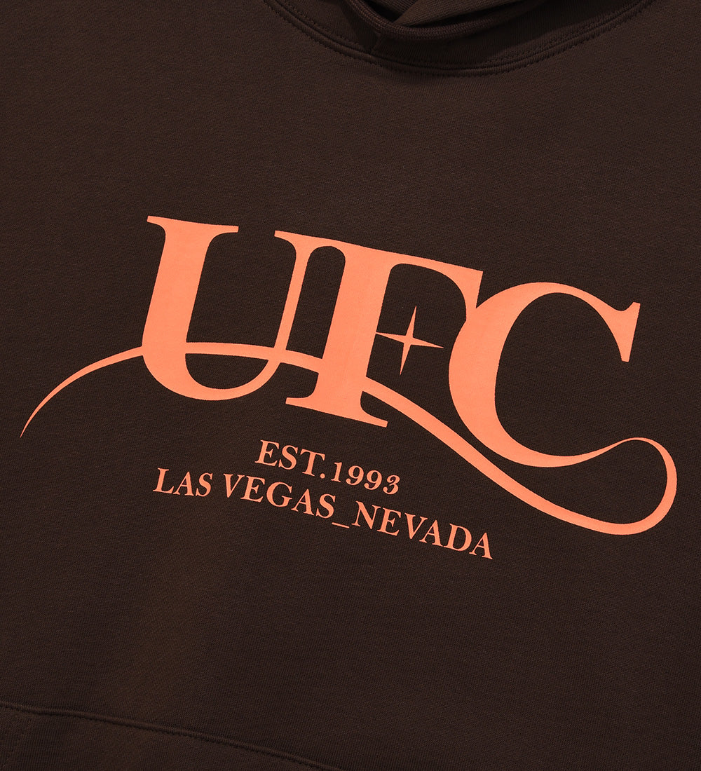 هودي UFC ستارلايت بقصة مريحة، بني داكن