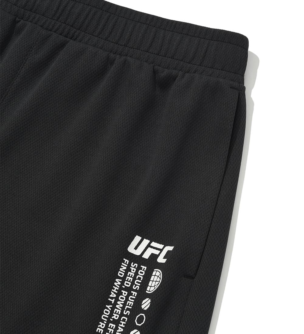 UFC Mesh Relaxed-Fit Shorts, 5 Inches, Black