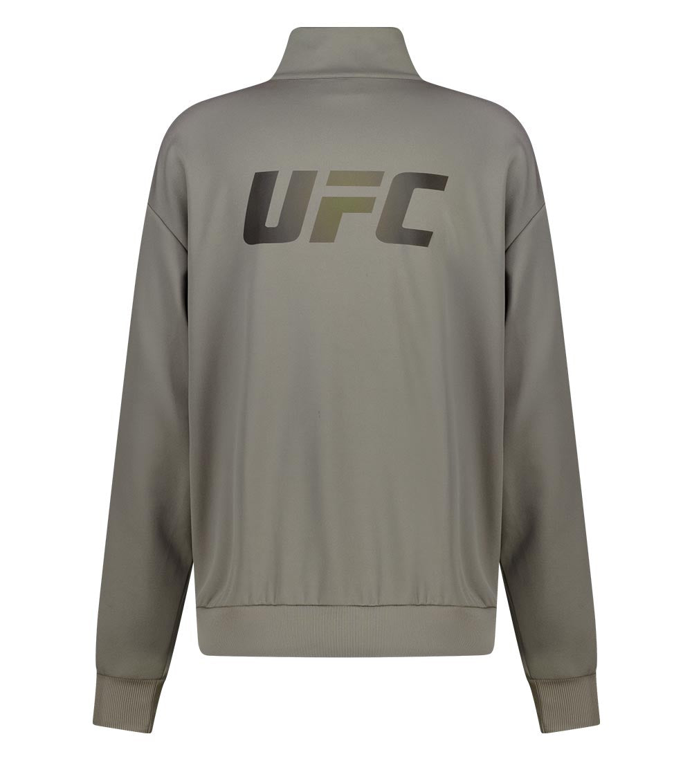 UFC Prime Relax Fit Training Jacket, Ash Khaki