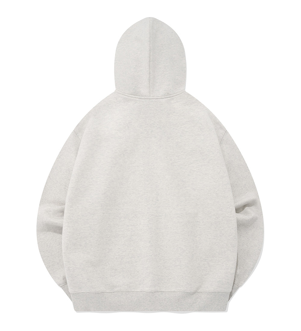 UFC Active RelaxFit Hooded Sweatshirt, White/Gray