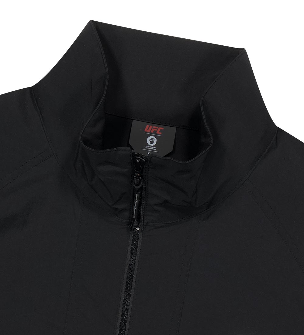 UFC Basic Short-Sleeved Anorak Jacket, Relaxed Fit, Black