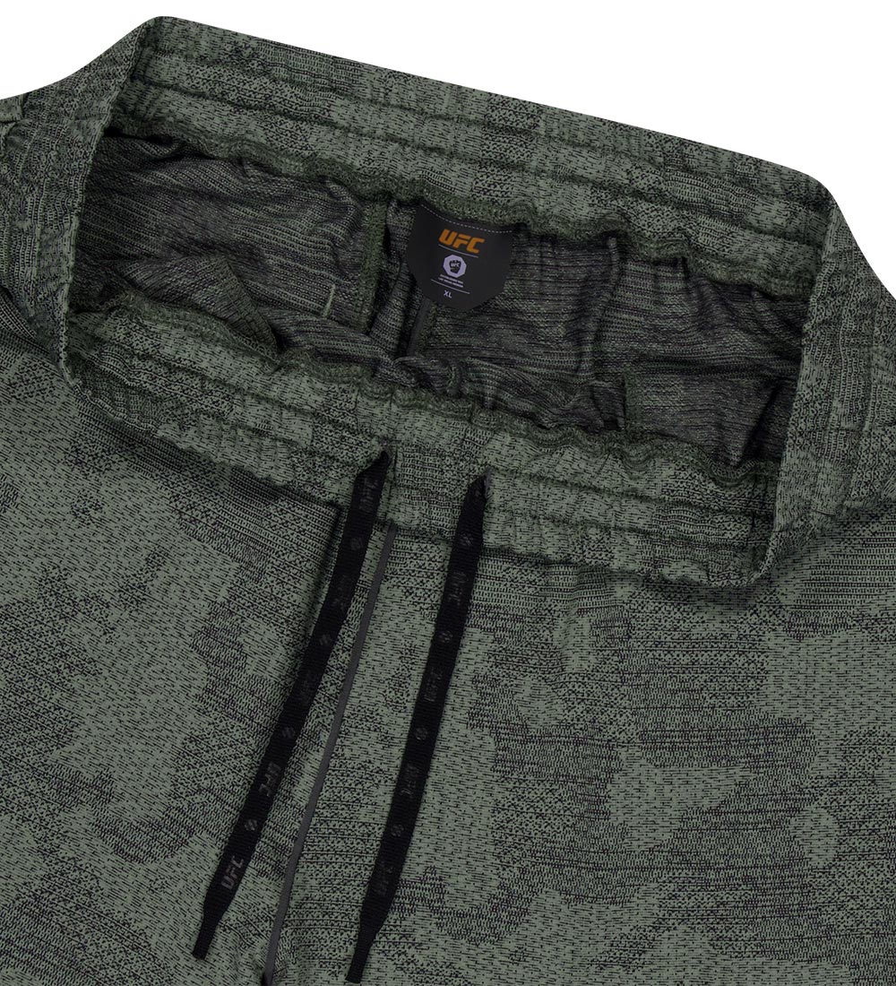 UFC Camouflage Loose-Fit Shorts, 7 inches, Khaki