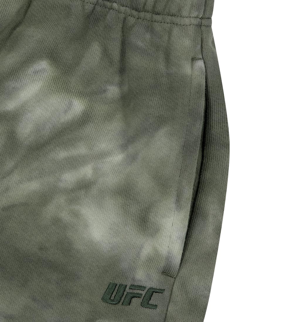 UFC Gymwear Shorts with a Dyed-In Effect, Khaki