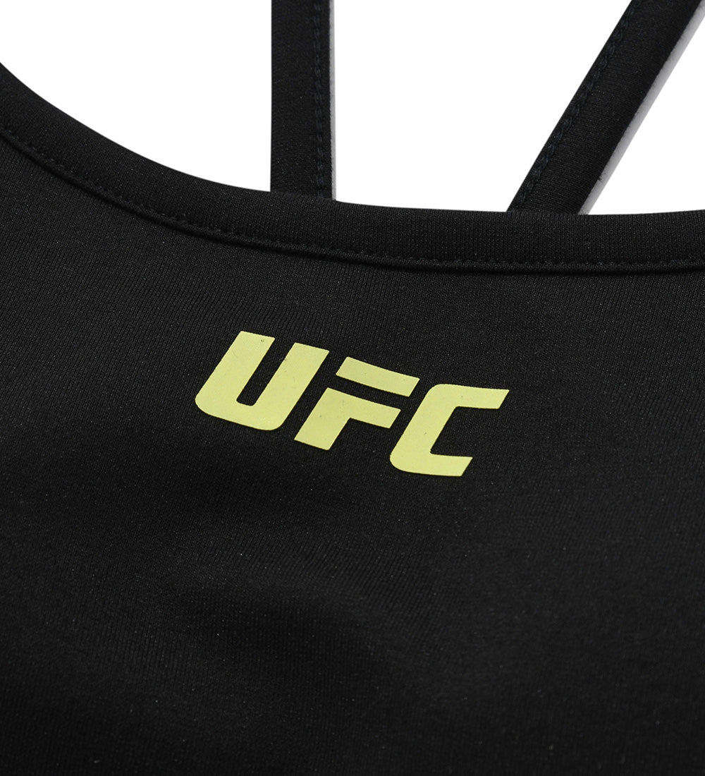 UFC Basic Cropped Sleeveless Top, Black