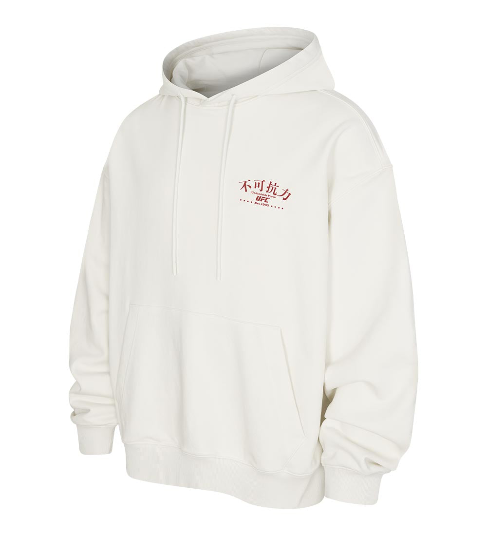 UFC Force Majeure Oversized Hoodie Off-White