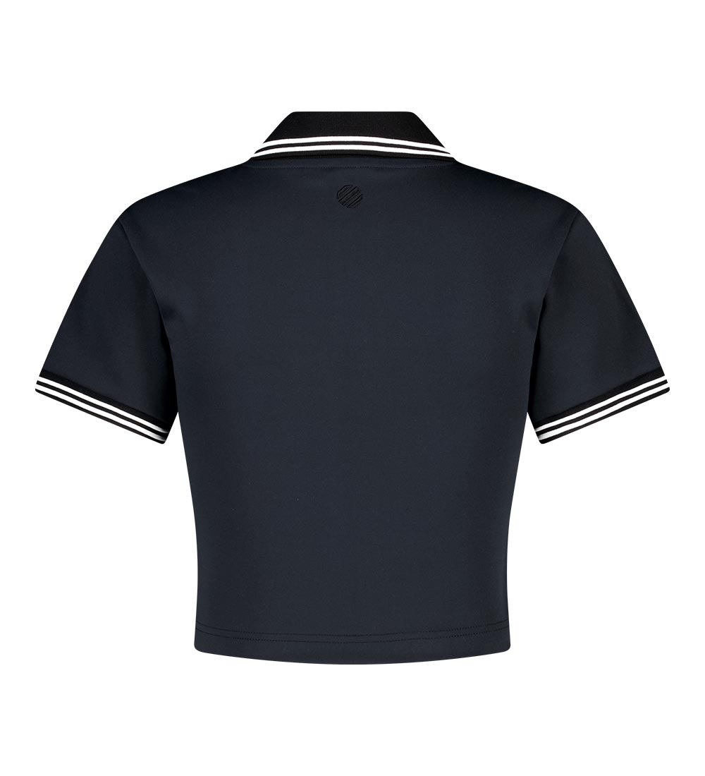 UFC Basic Slim Crop-Fit Pique T-Shirt, Black