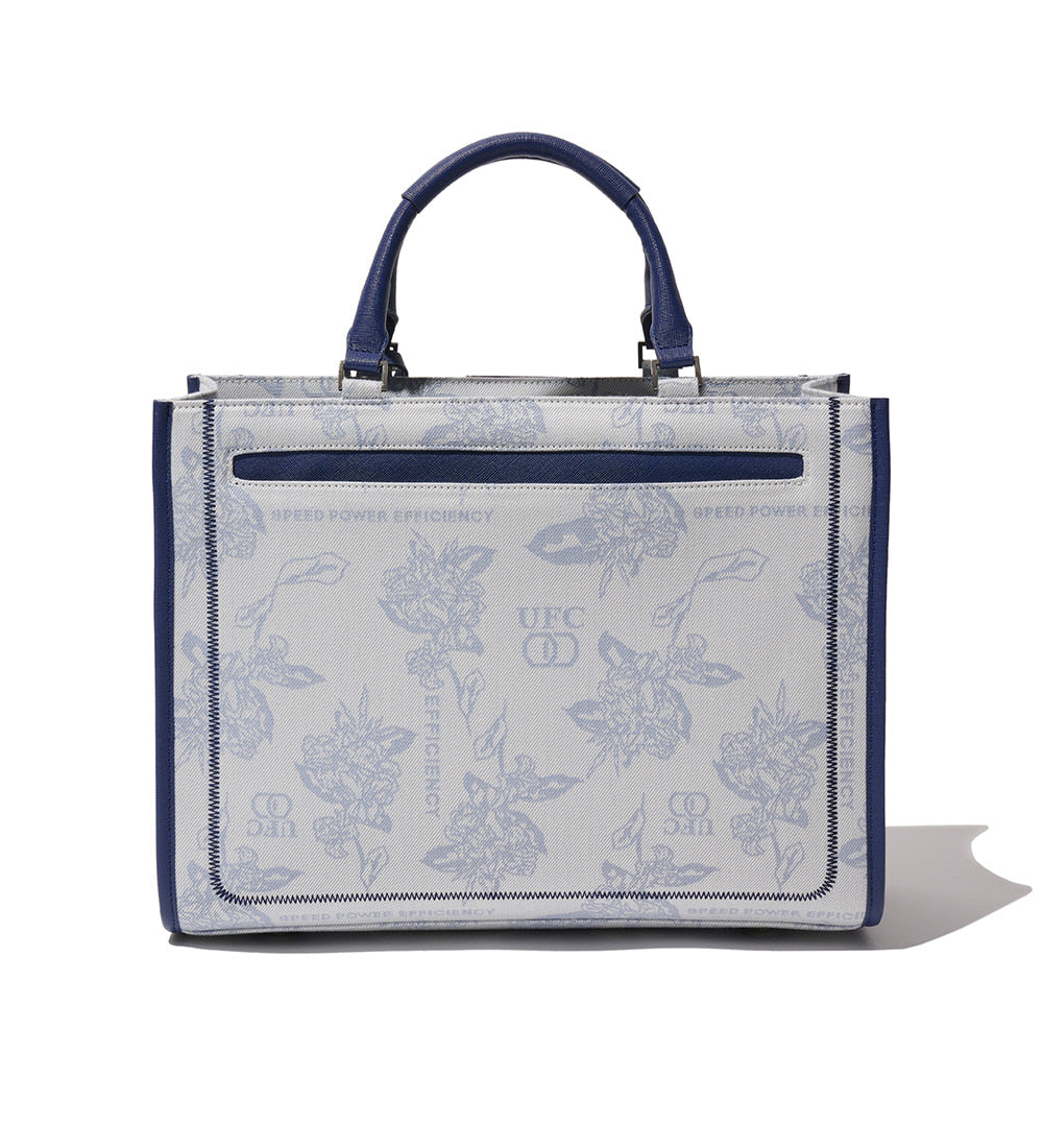 UFC Arena Jacquard Bucket Tote Bag, White