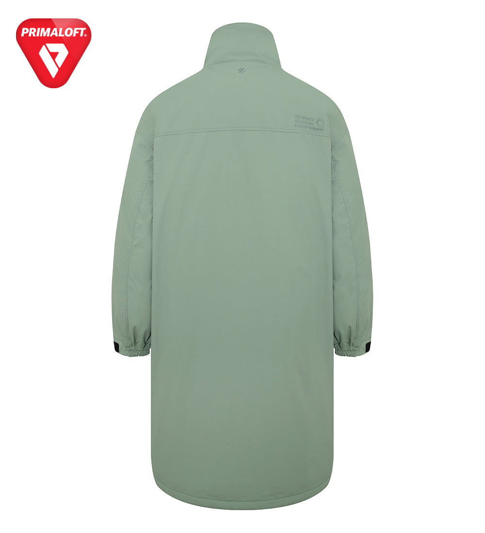 UFC PrimaLoft Oversized Long Down Jacket, Olive