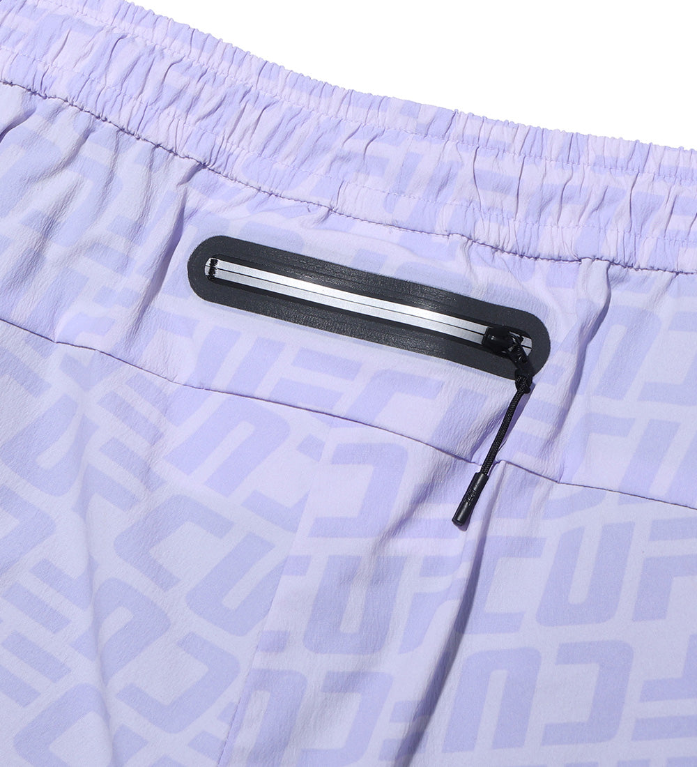 UFC Shorts with Monogrammed Logo, Lavender