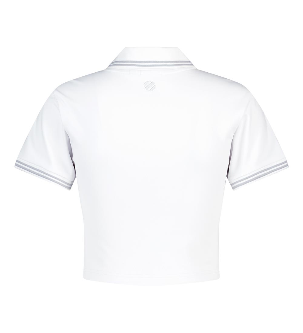 UFC Basic Slim Crop-Fit Pique T-Shirt, White