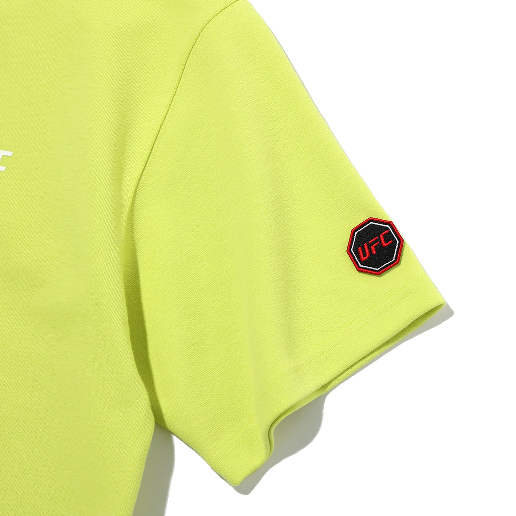 UFC Las Vegas Half-Zip Short-Sleeve Sweatshirt, Lime