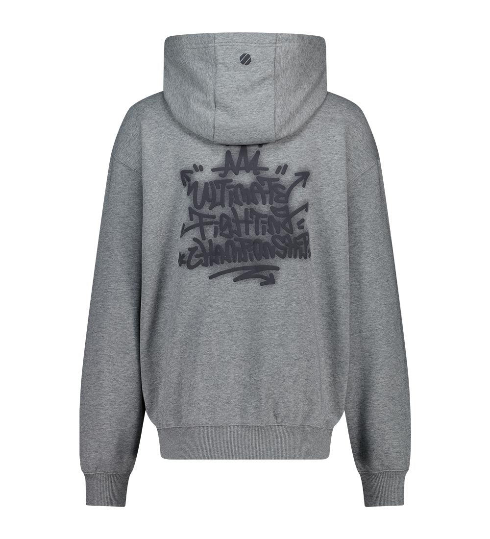 UFC Graffiti Relaxed-Fit Hoodie, Melange Gray