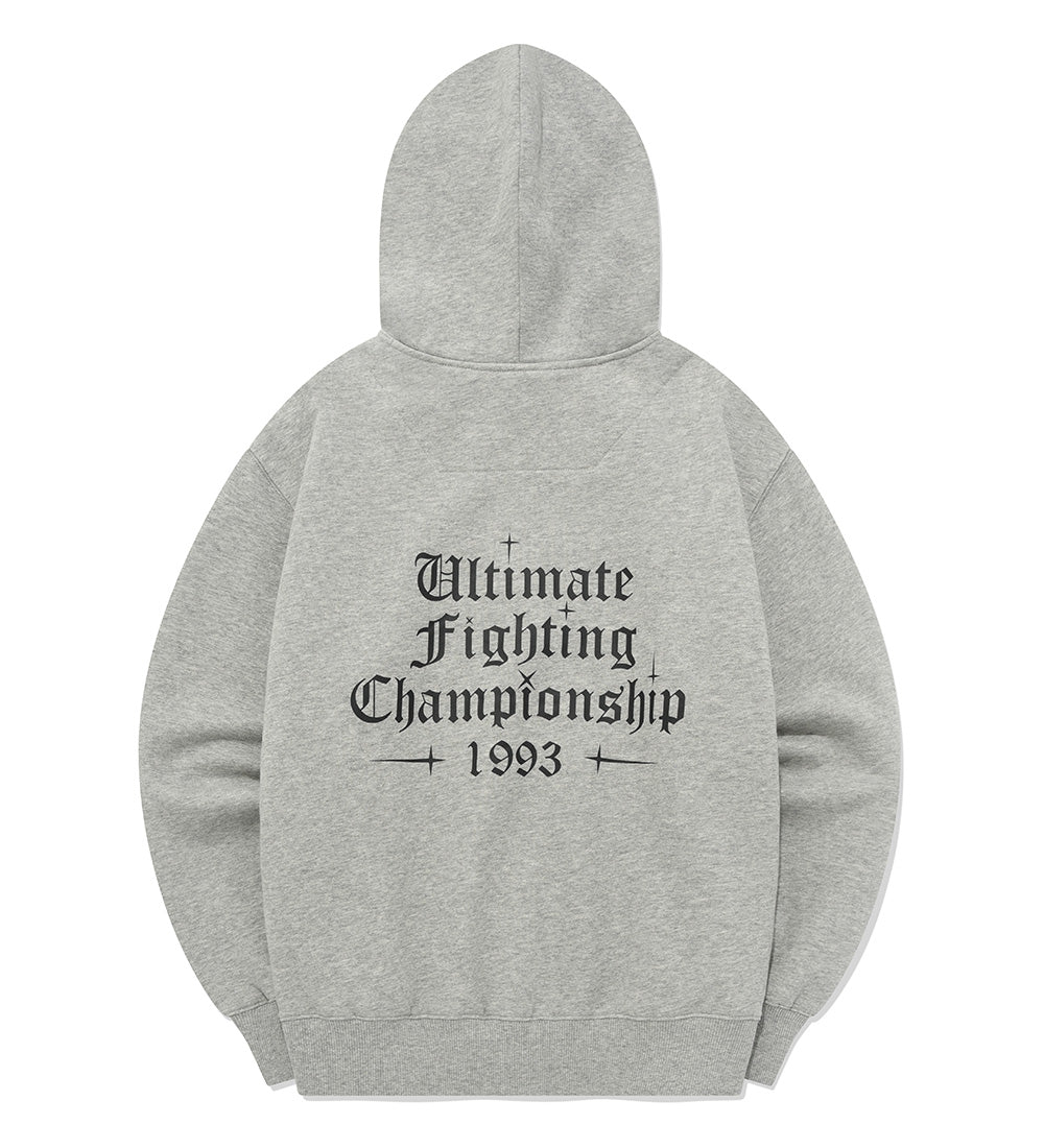 UFC Spotlight Relaxed-Fit Hoodie, Melange Gray