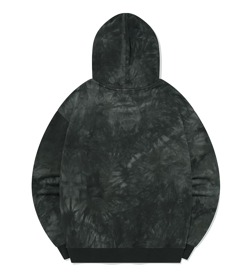 UFC Arch Logo Relaxed-Fit Dyed Hoodie, Charcoal