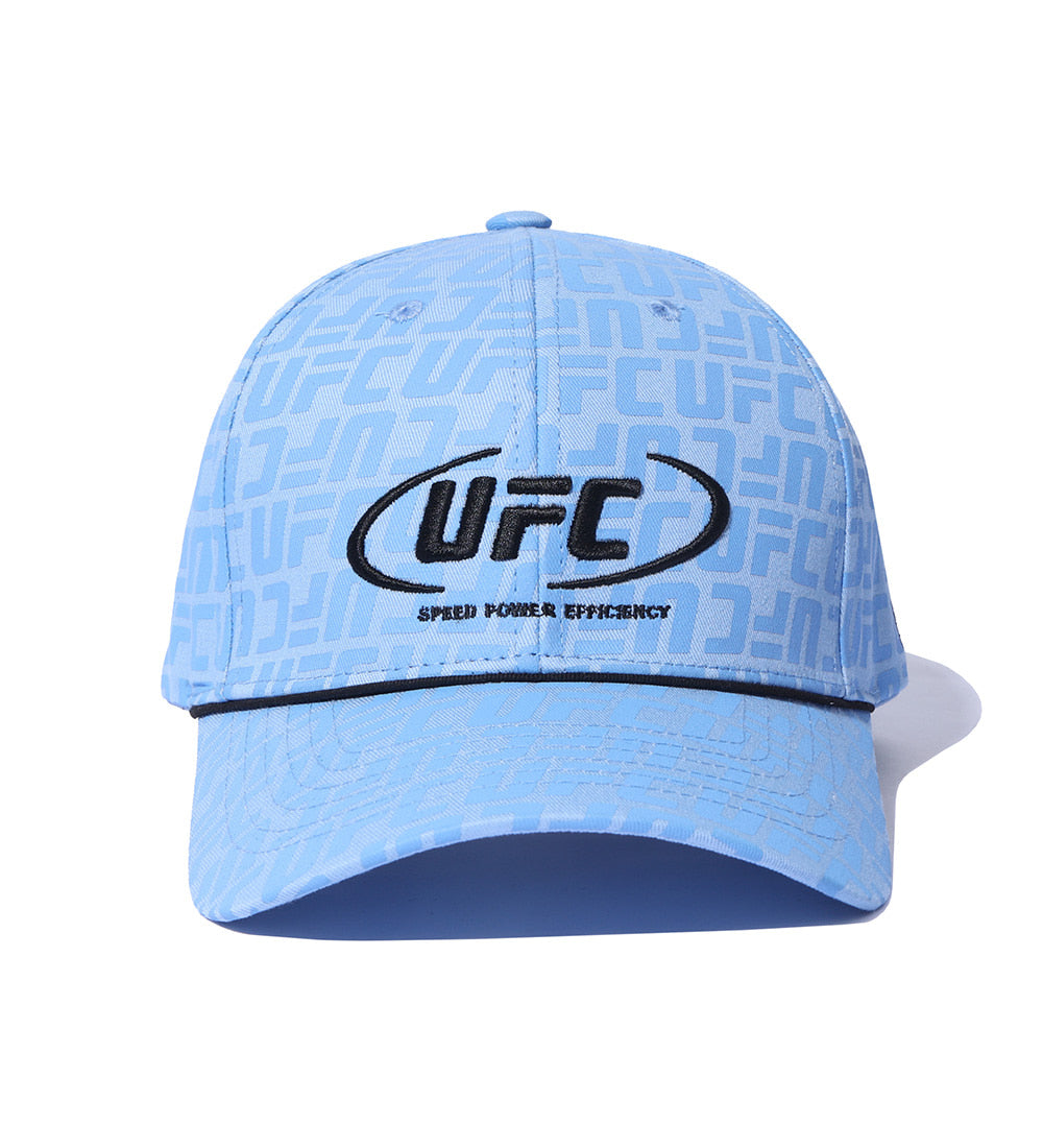 UFC Logo Monogram Baseball Cap - Sky Blue