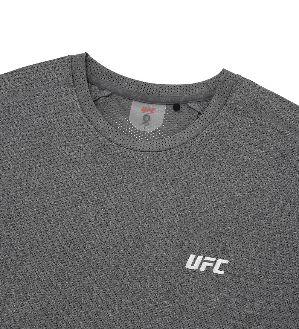 UFC Pro Mesh Regular Fit Short-Sleeve T-Shirt, Black