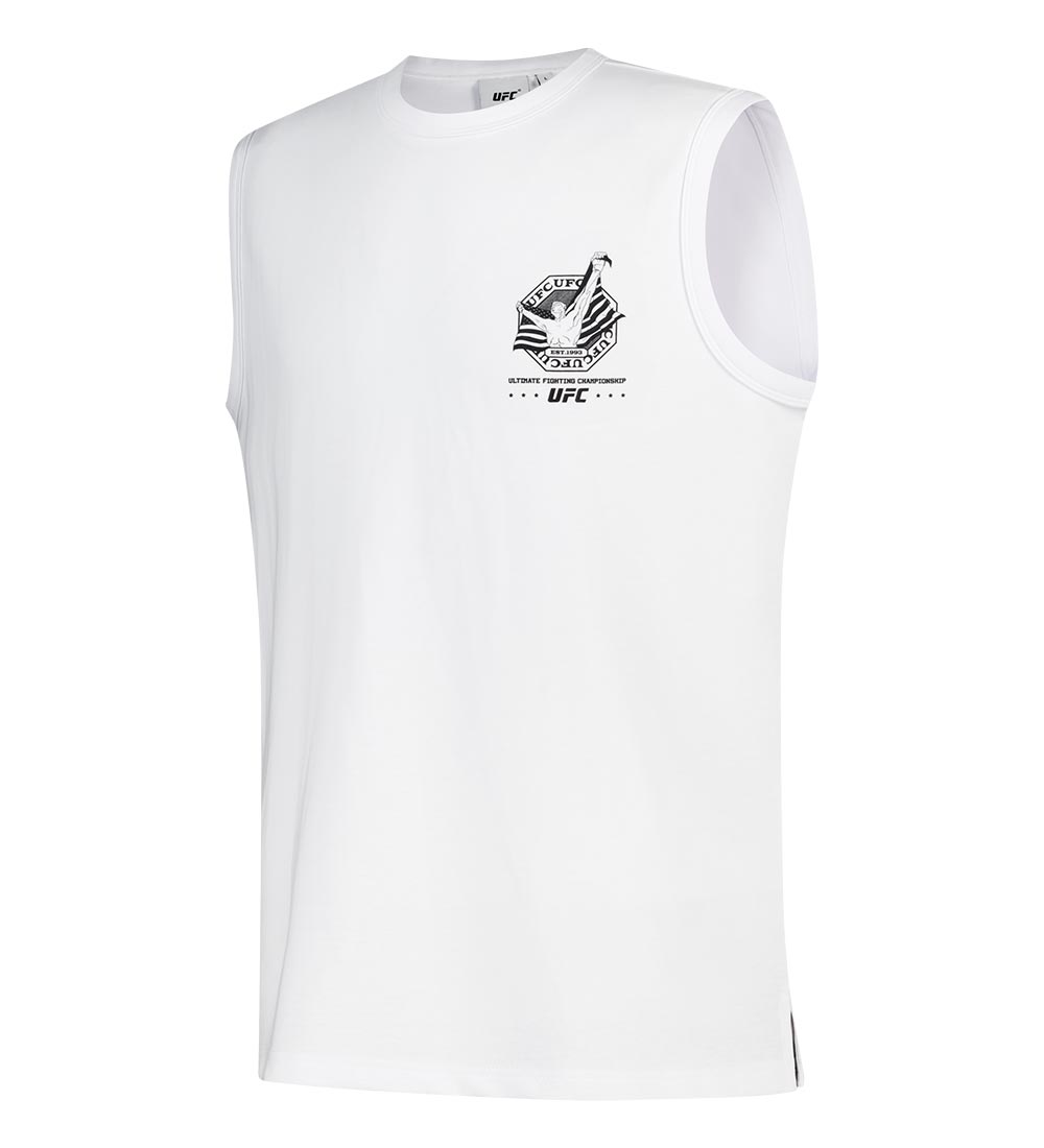 UFC Champion Relaxed Fit Sleeveless White