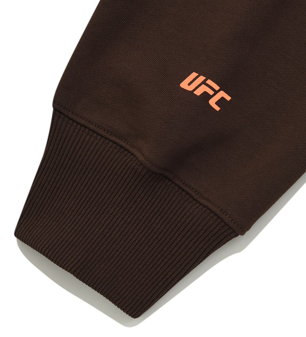 هودي UFC ستارلايت بقصة مريحة، بني داكن