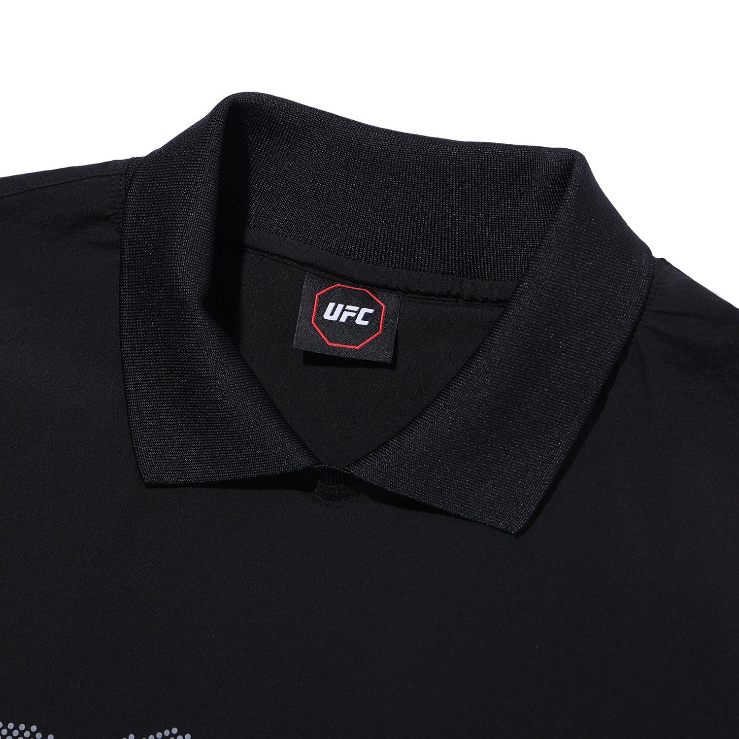 UFC UT Woven Polo Shirt, Black