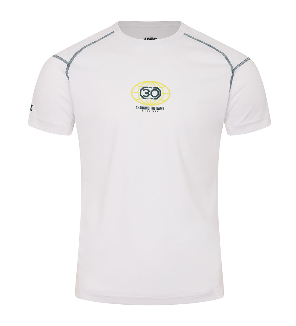UFC 30th Anniversary "Changing the Game" Muscle Fit Short-Sleeve T-Shirt in Off-White