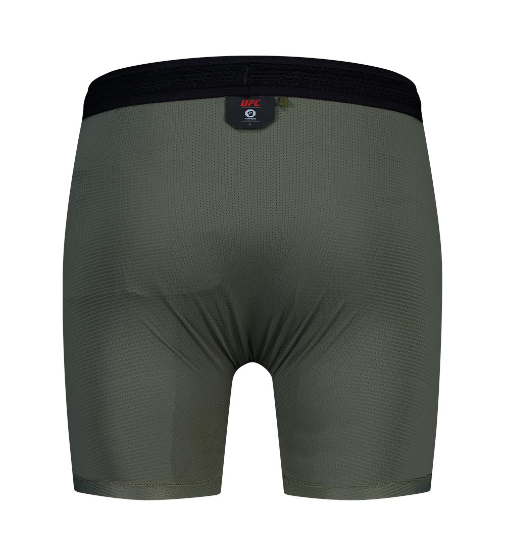 UFC Essentials Mesh Relaxed-Fit Shorts, Dark Khaki
