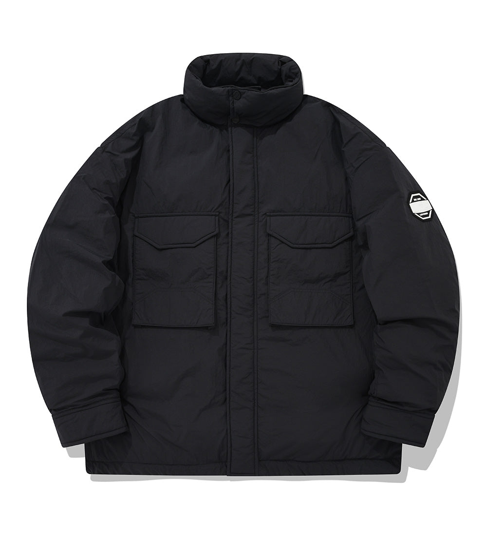 UFC Winter Guard Relax Fit Goose Down Jacket, Black