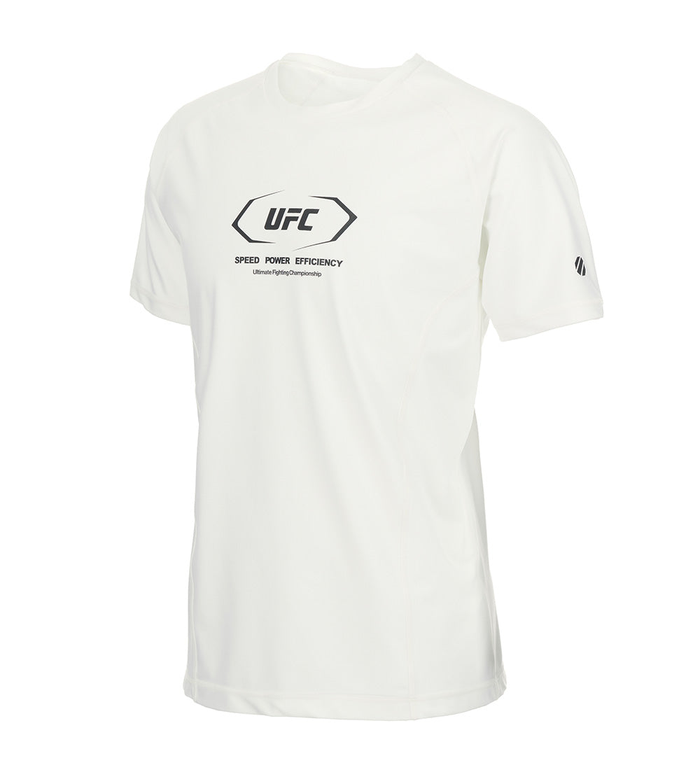 UFC Active Muscle Fit Short-Sleeve T-Shirt, Off-White