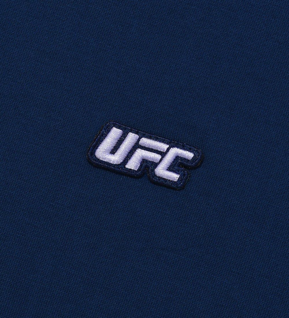 UFC Label Big Logo Relaxed-Fit Hoodie, Navy
