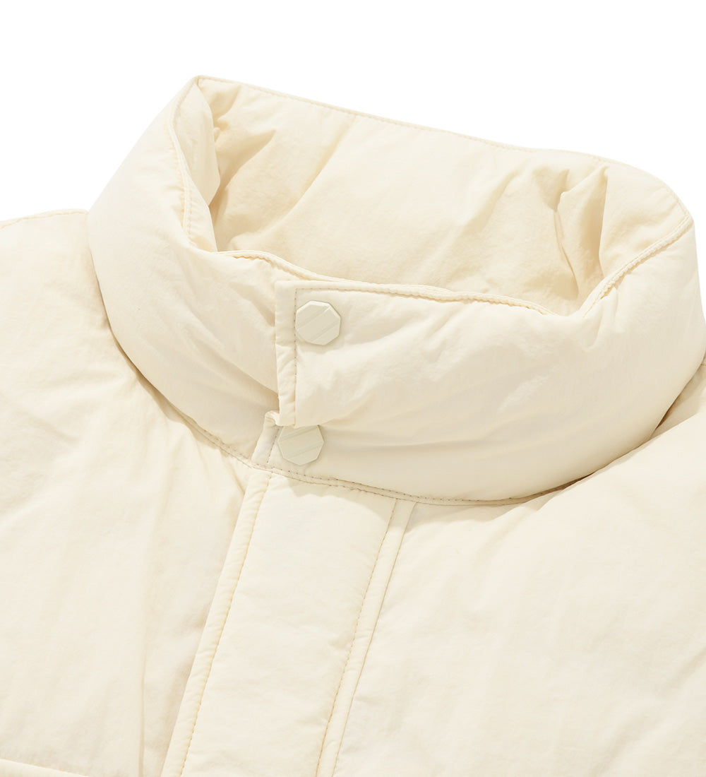 UFC Winter Guard Relax Fit Goose Down Jacket, Ivory