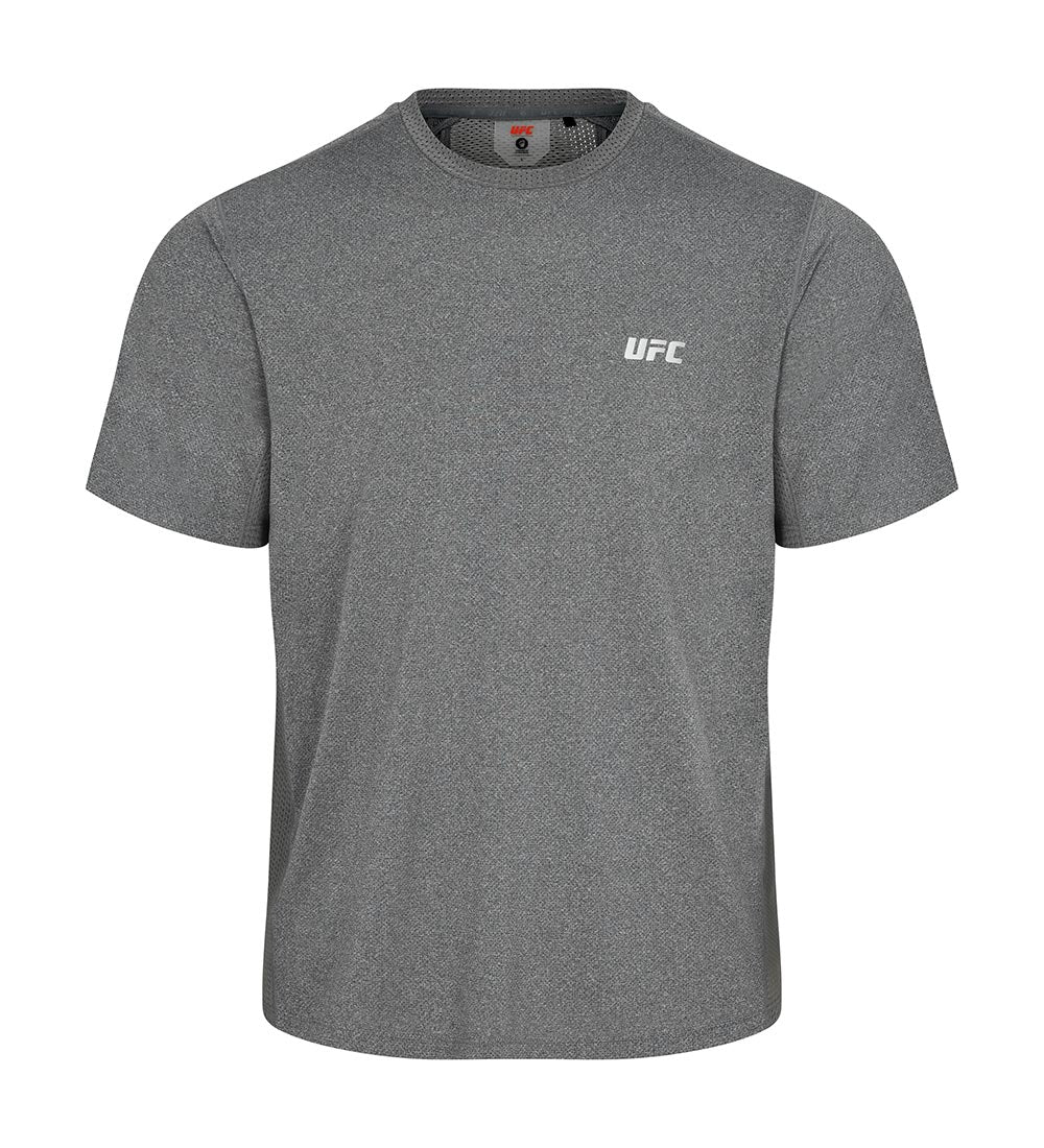 UFC Pro Mesh Regular Fit Short-Sleeve T-Shirt, Black