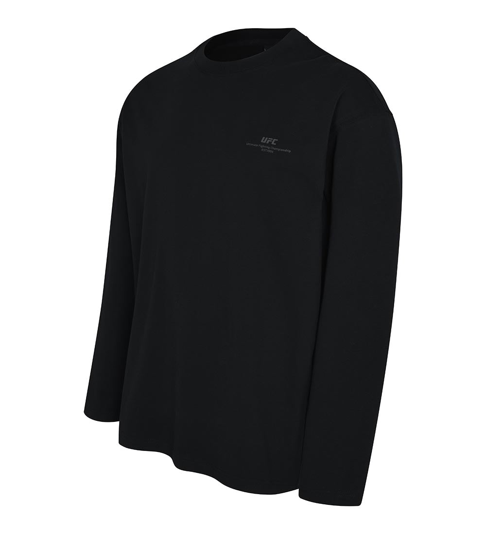 UFC Sorona Relaxed-Fit Long-Sleeve T-Shirt, Black