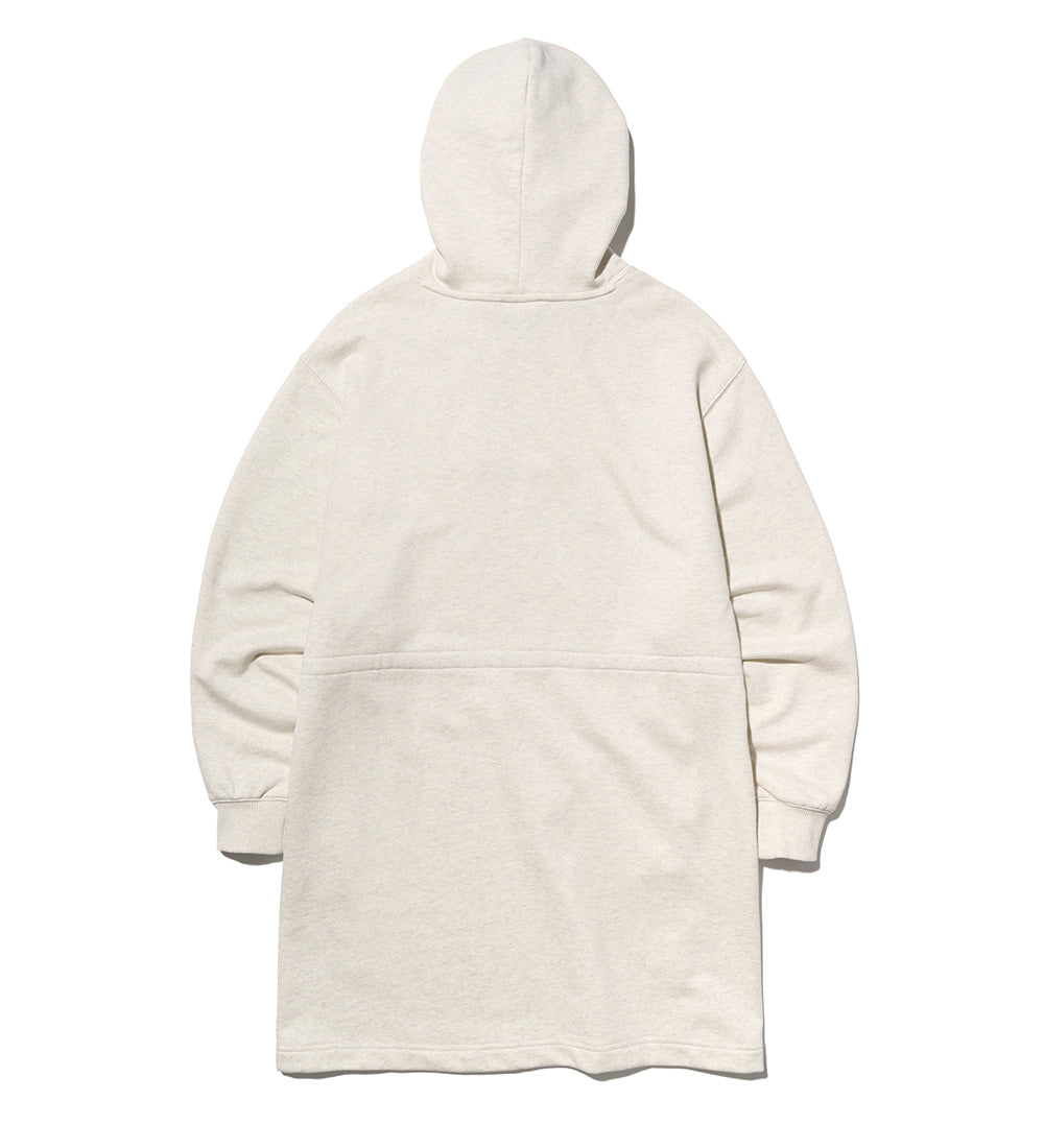 UFC Heart Oversized Hooded One-Piece, White/Gray