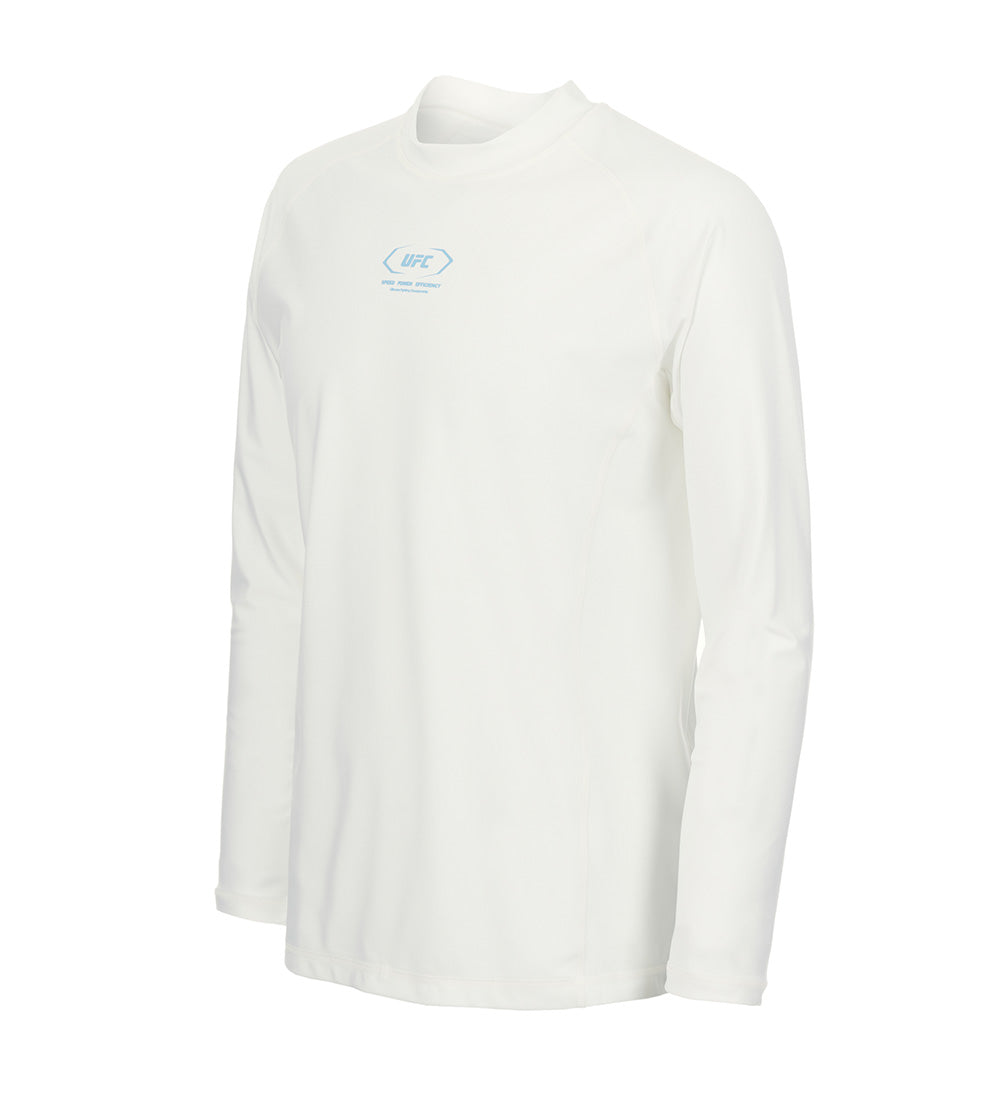 UFC Active Slim Fit Rash Guard Off-White