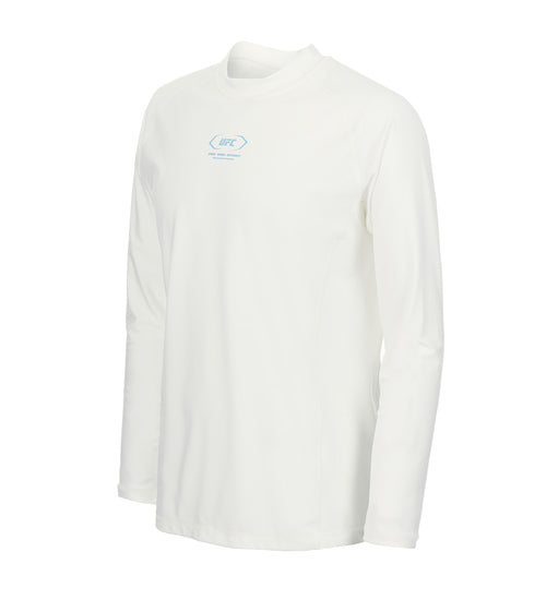 UFC Active Slim Fit Rash Guard Off-White