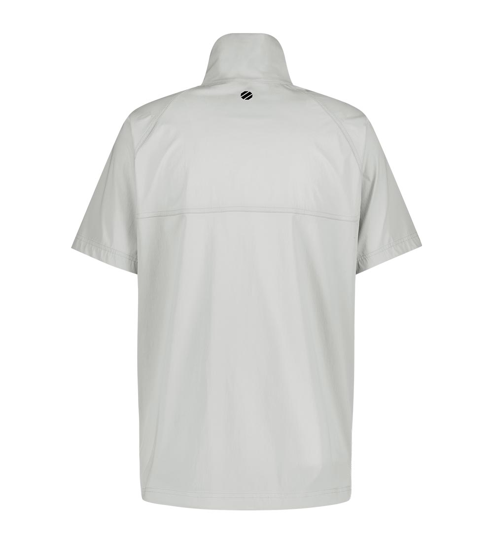 UFC Basic Short-Sleeved Anorak Jacket, Relaxed Fit, Light Gray