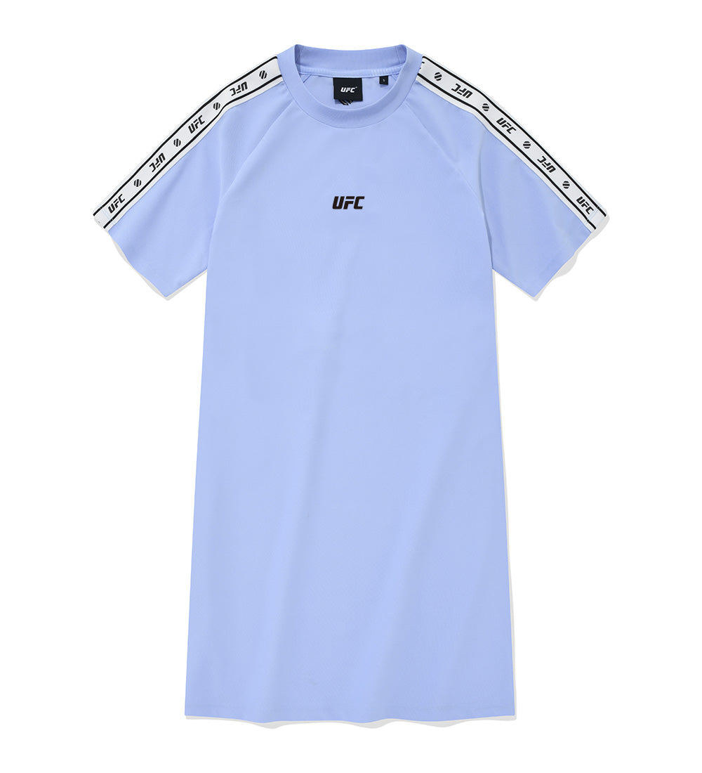 فستان UFC Line Slim-Fit بقصة خلفية، أزرق سماوي